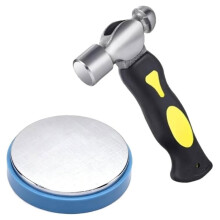 Steel Bench Block and Metal Stamping Hammer Kit for Jewelry Making