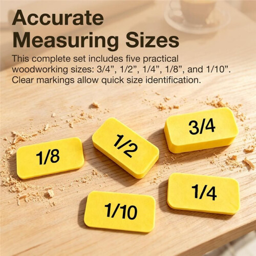 Woodworking Setup Blocks & Stackable Spacers with Case - Set Consistent Cuts in Seconds  Router Table & Table Saw 2