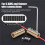 Brass Wire Splicing Connector, 80A 6AWG Quick Wiring Terminal with Insulating Sleeve for Electrical Cable Connection 2