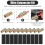 Brass Wire Splicing Connector, 80A 6AWG Quick Wiring Terminal with Insulating Sleeve for Electrical Cable Connection 3