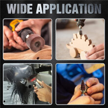 10 Pack Sanding Wheel Set 1/4 Inch Shank Flap Wheels for Drill, Die Grinder Flap Wheel,Flap Wheel Sander for Drill