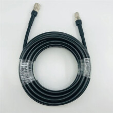 Conjunto de Cable Coaxial RF LMR400 Impermeable N-Macho A TNC-Macho (50Ω) - Cable Alimentador de Antena de Señal de Alta Frecuencia (9 M)