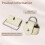Bag Accessory - Suitable for Converting the -A-BRAC Handbag Into A Shoulder Bag with A Connecting Buckle 2