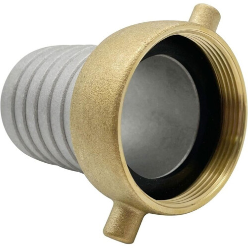 Conjunto de Conexões de Mangueira com Pino de Alumínio de 2 Polegadas, Conjunto de Acoplamento de Mangueira de 2" com 4 Abraçadeiras 1