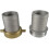 Conjunto de Conexões de Mangueira com Pino de Alumínio de 2 Polegadas, Conjunto de Acoplamento de Mangueira de 2" com 4 Abraçadeiras 4