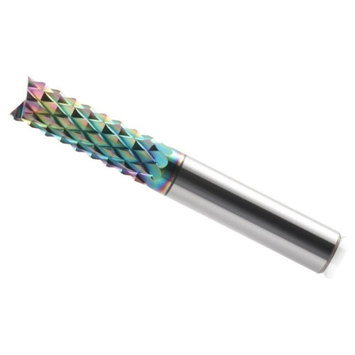 PCB Corn Endmill Carbide Milling Cutter 6mm DLC Coated Engraving Router Bit for Circuit Board CNC Tool 1