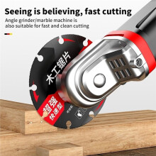 Woodworking Circular Saw Blade Tungsten Carbide Cutting Multipurpose Disc for Wood Iron Metal Angle Grinder Accessories