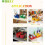 Set of 6 Classroom Caddys, Small Plastic StorageCaddy with Handle,Plastic Storage Organizer with 3 Compartments 6