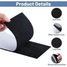 Bande Auto-Agrippante Adhésive Ultra-Résistante de 10 cm X 3 M, pour Coussins de Canapé, afin D'Empêcher les Coussins de Meubles de Glisser.