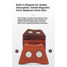 3Pc Pottery Turntable Magnet Positioning Clip Pottery Wheel Fixing DIY Clay Pot Modeling Engraving Auxiliary Tool
