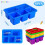 6PC Classroom Caddy, 5 Compartment with Handle Small Caddy, for Pencil, Crayon, , Home 8