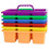 6PC Classroom Caddy, 5 Compartment with Handle Small Caddy, for Pencil, Crayon, , Home 2