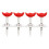 4Pcs Large   Tees Adjustable Height  Tee 33-55mm Adjustable Height  Training Tee for Indoor Outdoor A 1