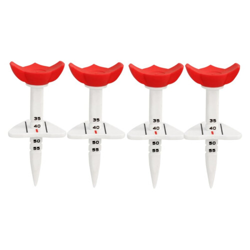 4Pcs Large   Tees Adjustable Height  Tee 33-55mm Adjustable Height  Training Tee for Indoor Outdoor A