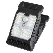 Solar Clip- Motion Sensor Light - Waterproof Outdoor LED Work Light,Camping Lantern, Fence Wall Garage Security Light