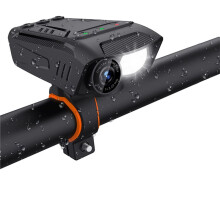 1080P Cycling Camera with LED Flashlight Bike Horn 30FPS Rainproof Bicycle Motorcycle Camcorder Camera for Outdoor