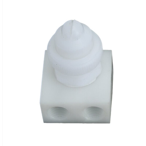 Small Device Air-Water Mixing Dust Reduction Humidification Spray Non-Adjustable Nozzle PP  Air Atomizing Nozzle