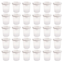 Eco-Friendly Anti-Spill Art Brush Washer Cup for Kids & Artists - PP Material, Easy Cleaning, Perfect 30pcs