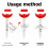 4Pcs Large   Tees Adjustable Height  Tee 33-55mm Adjustable Height  Training Tee for Indoor Outdoor D 2