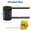 Pickleball  Holder Adjustable Hanging Bag for PickleBall , Foldable Storage Basket Mesh Net Pouch 8