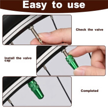 52Pcs Presta Valve Caps Bike Valve Caps Presta Cycling Valve Cap Presta Valve Stem Cap Dust Covers Bike Tire Part