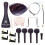 4/4 Full Size Violin Accessories Kit Bridge, Tailpiece, Tuning Pegs, Tunners, Endpin, Tailgut, String and Chin Rest 2