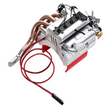 RC Model Car High-Performance Radiator, Simulated Motor Radiator for 1/10 RC Crawler Car Upgrade Parts -01