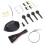 4/4 Full Size Violin Accessories Kit Bridge, Tailpiece, Tuning Pegs, Tunners, Endpin, Tailgut, String and Chin Rest 1