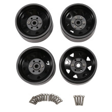 4 Szt/Zestaw Felg Ze Stopu Cynku do Gąsienic RC, 8 Otworów, 1,9 Cala, Beadlock, do Akcesoriów do Gąsienic RC 1/10