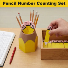 Bleistift-Zahlenzählset, Zahlenzuordnungset 1-30 für Sequenzierung, Zuordnung, Klassenzimmerziehungen, Lernspiele