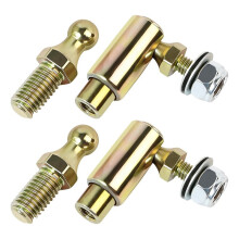 2 Pcs Quick Release Throttle Disconnect, 10-32 Female Thread Steel Carburetor Connecting Rod with Joint Replacement