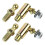 2 Pcs Quick Release Throttle Disconnect, 10-32 Female Thread Steel Carburetor Connecting Rod with  Joint Replacement 1