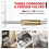 Quick Repair Plumbing Tools Kit, Angle Stop Wrench & 1/2 in Compression Sleeve Puller, Professional Plumbers Wrench 7
