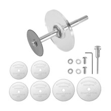 Inside Pipe Cutter for PVC Pipe, 6 PCS Blades and Hex Shank for Internal Flush Cutting