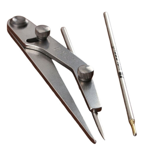 Nattools Pen Leather Scratch Gauge - 4803 Adjustable Stitching Spacing Tool for DIY Leathercraft