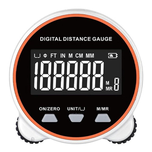Digital Tape Measure 656.2ft Electronic Rolling Ruler LCD Display, Rechargeable for Curved & Flat Surfaces