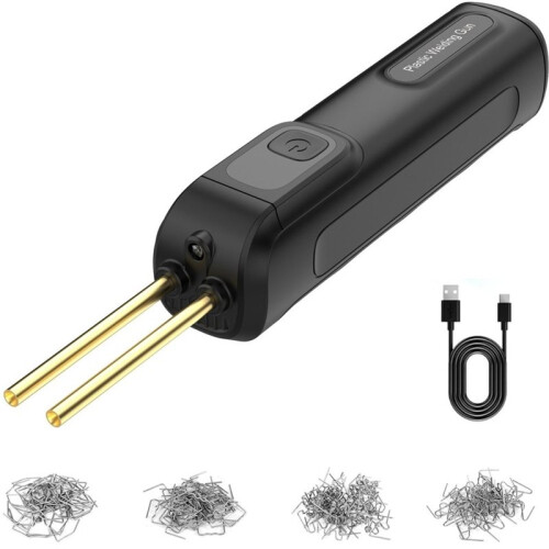 Handheld Cordless Plastic Welding Machine USB Rechargeable Welding Machine Hot Stapler  Repair Tool for Car Bumper