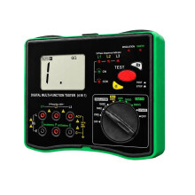 4-in-1-Digital-Megohmmeter, Isolationswiderstands- und Erdungsprüfgerät 0-2000 Ω, 250 V, 500 V, 1000 V Wechselspannung, Phasenfolgeprüfer
