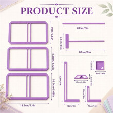 9Pcs Book Binding Easy Scrapbooking Tools Book Binding Kit Supplies for Notebook Calender Junk Journal Handbook