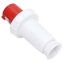 4Pin 63 A 380-415V Industrial Plug,Electrical Cord Connector,IP67 Waterproof,Power Plug for 3P+E Wiring Connector