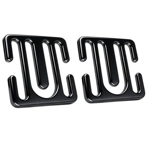 2Pc Shoulder Belt Clips, Alloy Metal Belt Adjuster for Neck & Shoulder Comfort, Backpack Strap Keeper Accessory