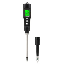 Testeur PH pour Sols et Aliments : Mesure Conductivité Électrique, L'Humidité, Température, Fertilité, L'Azote, Phosphore et Potassium pour Sols,