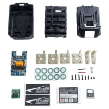 BL1830 10x18650 Li-Ion Akku-Gehäuse-Kit mit Leiterplatte, Ladeschutzplatine und Digitaler LED-Anzeige für 18V Akkus