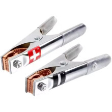 1 Pair Heavy Duty 17cm Alligator Clips for Car Battery Jumper Cables Premium Booster Clamp Connectors