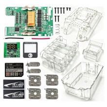 BL1830 10x18650 Lithium Battery Case Box Kit PCB Charging Protection Board LED Digital Indicator for 18V Battery