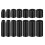 3/8" Drive Impact Socket Set - Metric Short & Deep Sockets (8-22mm), Black Phosphate Finish for Durability 1