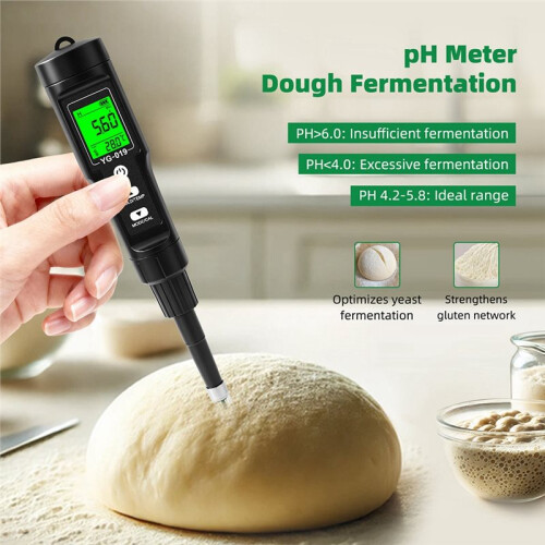 Soil and Food PH Tester,Measures EC,Humidity,Temperature,Fertility,Nitrogen,Phosphorus,Potassium for Soil,Fruits,Meat 2