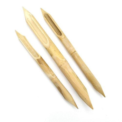 3Pcs Bamboo Pen Set Hard Pottery Ceramic Shaping Tools Polymer Clay Modeling Tools