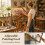 Support Wooden Adjustable Ergonomic Smooth Rest Canvas Easel for Studio Classroom School Gallery 7