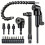Flexible Drill Bit Extension Set with 105 Right Angle Attachments, Rotatable Socket Adapters & Bendable Shaft 2